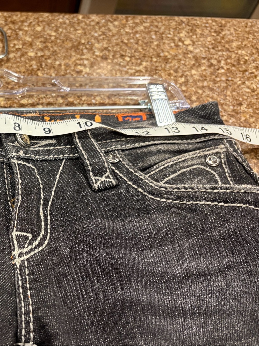 Rock Revival Women's Black Wash Sasha Straight Leg Jeans Size 26 - Picture 14 of 14